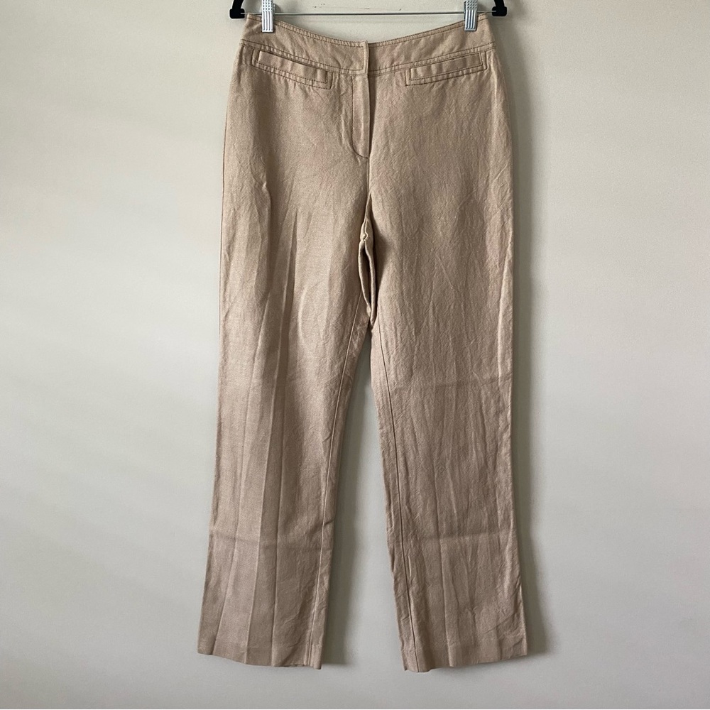 Women’s Linen High Waist Wide Leg Trousers size 6
